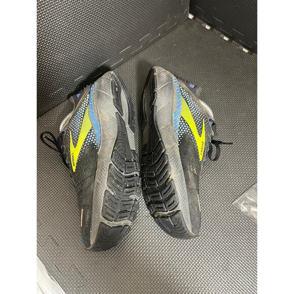 Brooks Men's Black Blue Nightlife Adrenaline GTS 22 Running Shoes Size 10 - Picture 3 of 8